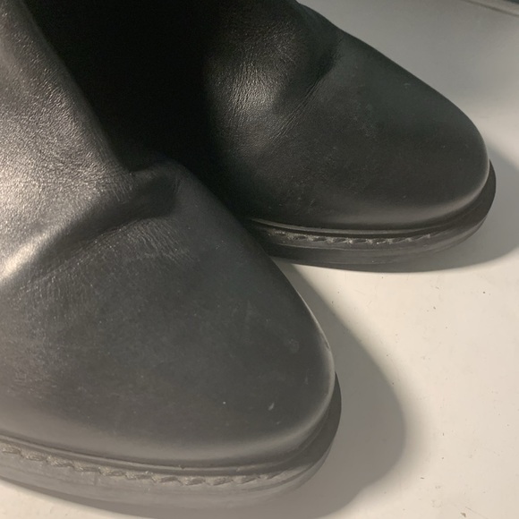 - TOPSHOP - Black ALITE Chelsea Leather Ankle Boots - 32Z91EBLK- SZ 6.5 - Picture 2 of 9